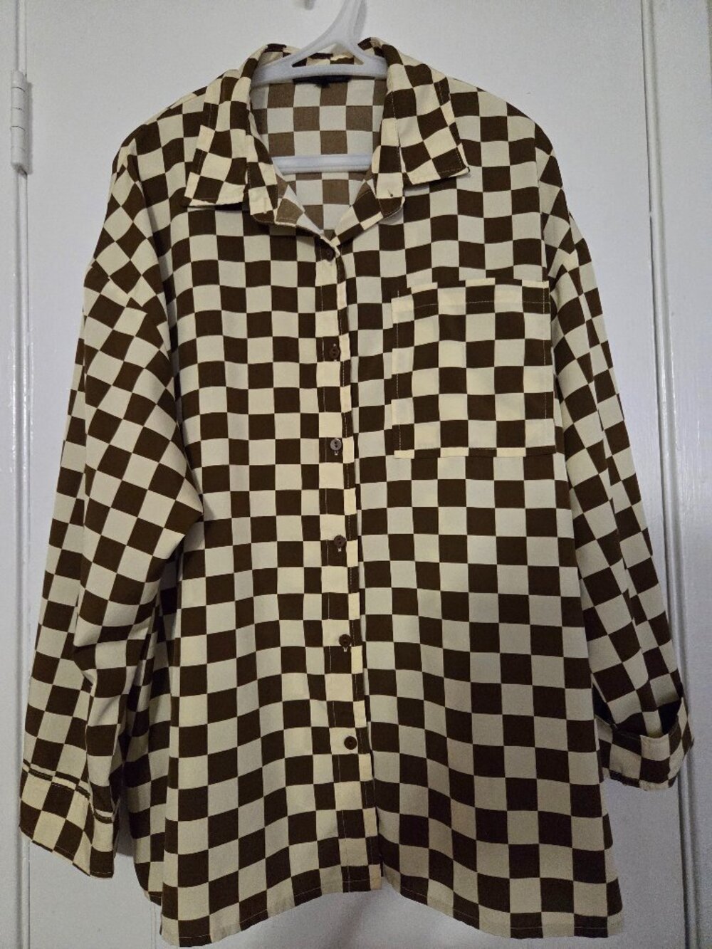 Dopamine Checkered Button down